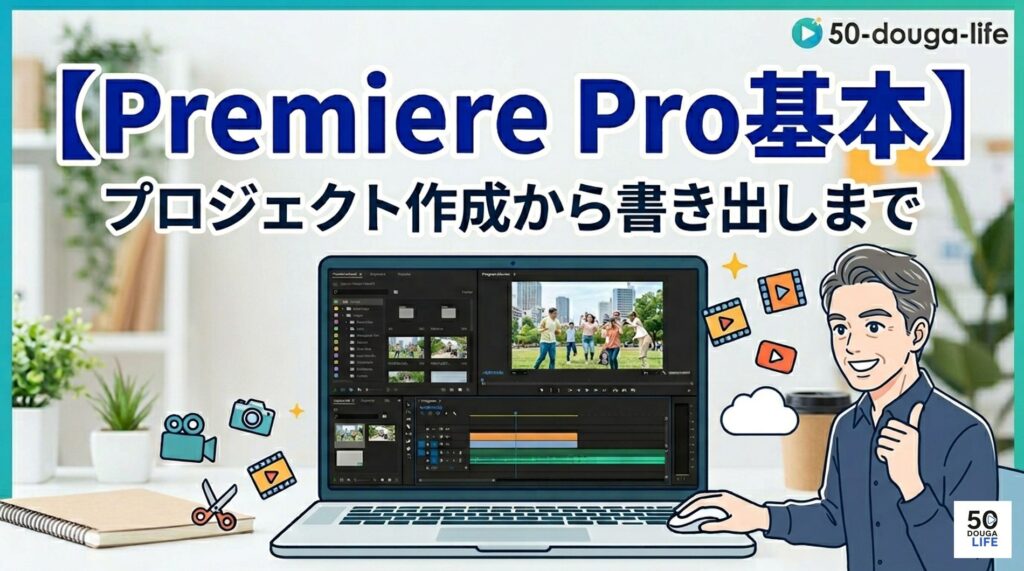 Premiere Pro基本操作解説：プロジェクト作成から書き出しまで