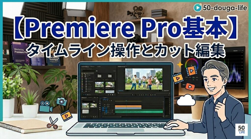 Adobe Premiere Pro タイムライン操作とカット編集の基本ガイド