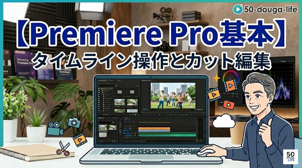 Adobe Premiere Pro タイムライン操作とカット編集の基本ガイド