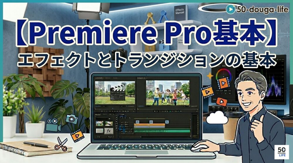 Adobe Premiere Pro エフェクトとトランジションの基本と予備フレームの解説ガイド