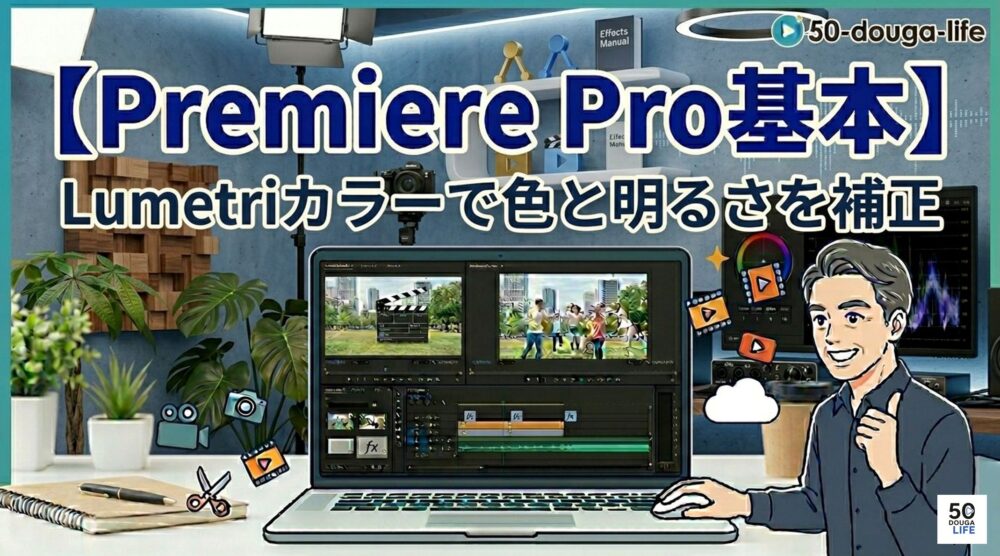 Adobe Premiere Pro Lumetriカラーを使った色調補正と明るさ調整の解説ガイド
