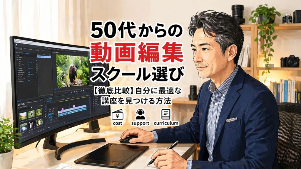 2026年最新：動画編集スクールおすすめ10選を徹底比較！初心者でも失敗しない選び方ガイド